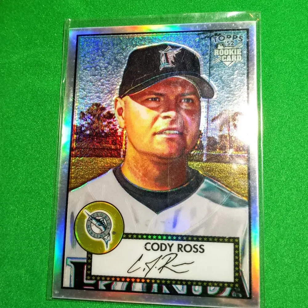 Cody Ross Signature Card #TCRC19 2006 Topps 52 Rookie Card Refractor SP 494/552.